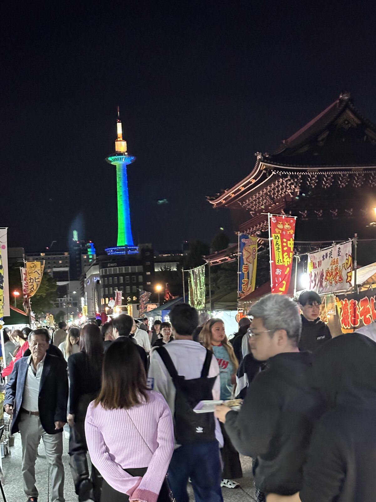 京都夜市 京都 東本願寺 