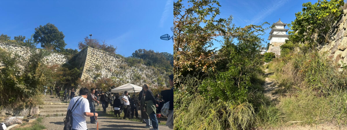 映画 黒牢城 篠山城 大書院 姫路城 明石城 ロケ地