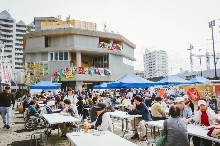 垂水フィッシュマーケットの過去の会場のようす