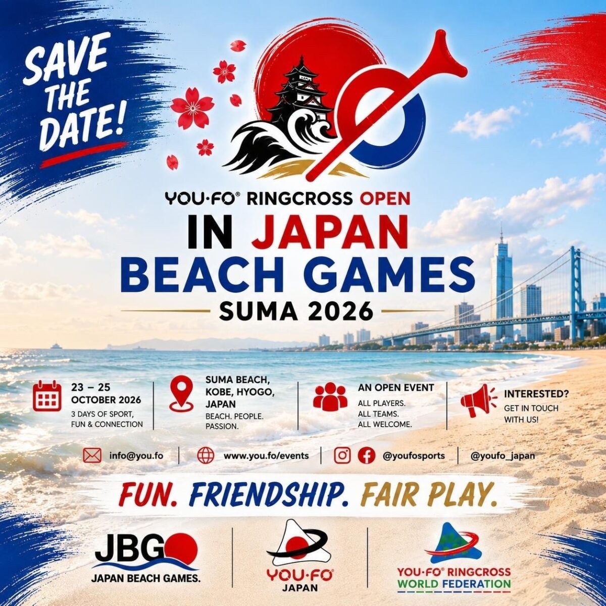 YOU.FO Ring Cross Open in Japan Beach Games SUMA 2026のメインビジュアル