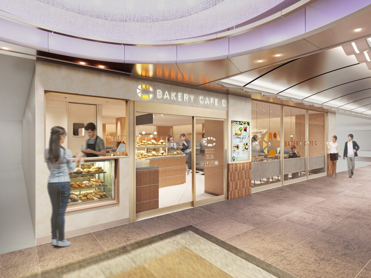 さんちか10番街にオープンするBAKERY CAFE C 神戸さんちか店の店舗イメージ