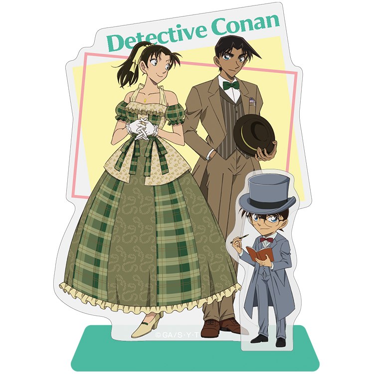 クラシカルな洋装のイラストのアクリルスタンド