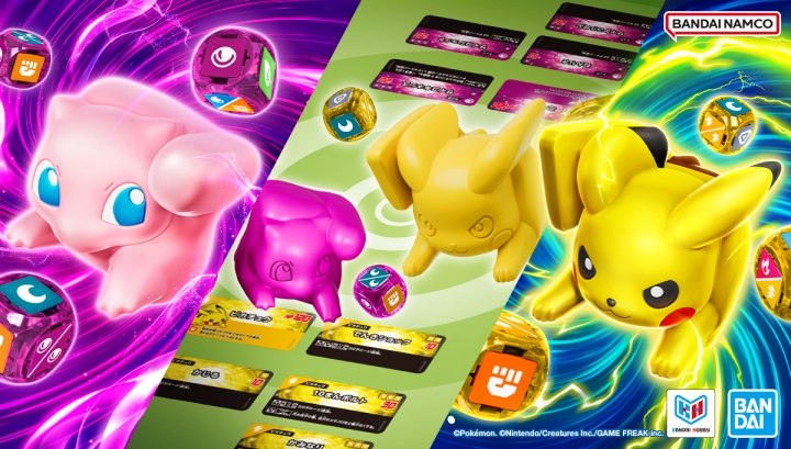 プラコロのポケモンフィギュアとサイコロ