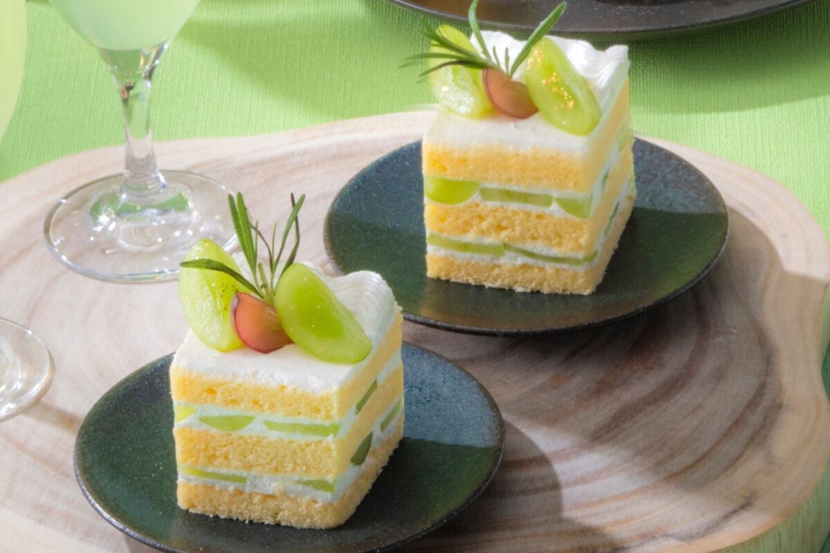 シャインマスカットのショートケーキ