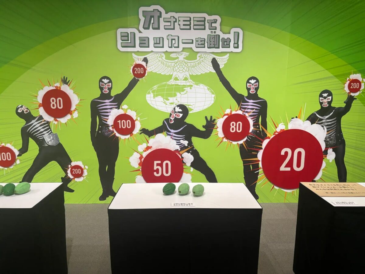 オナモミでショッカーを倒せ！の体験コーナー