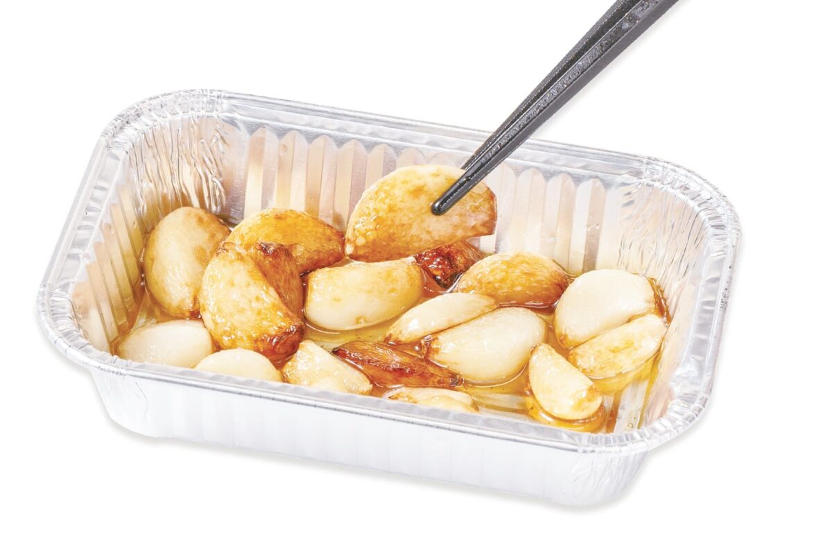 にんにくのホイル焼き