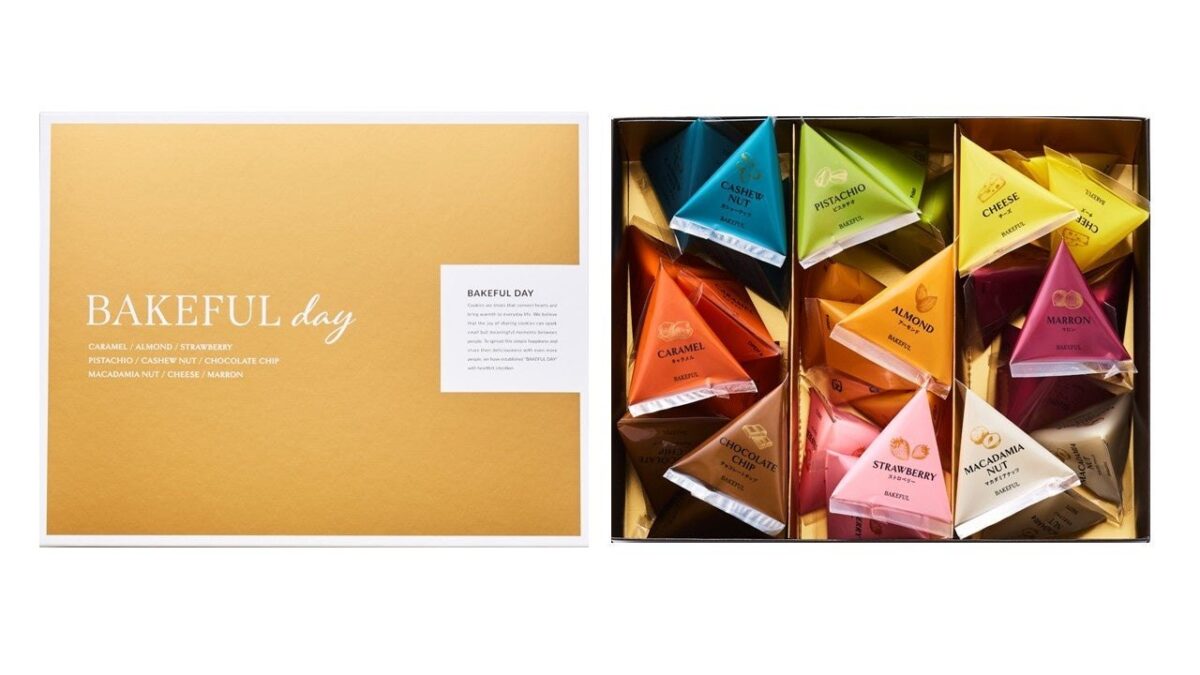 BAKEFUL day 9種30袋入りの箱と中身