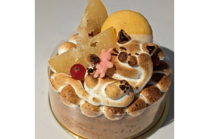猫モチーフのタルトシトロン