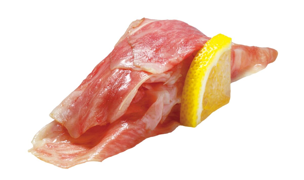 和牛とろ握り レモン添え