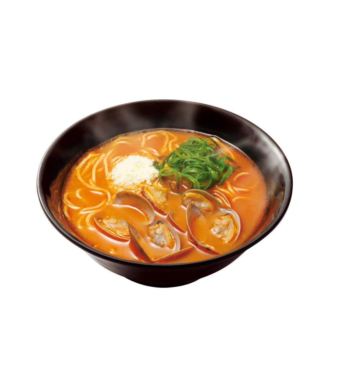 あさりとチーズのトマトラーメン