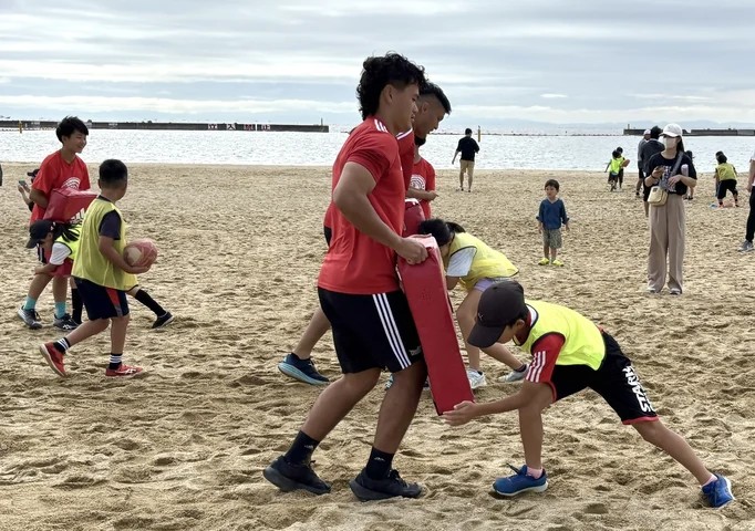 コベルコ神戸スティーラーズ 子ども ラグビー 体験 須磨 神戸