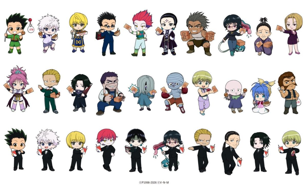 コラボオリジナルのミニキャライラスト