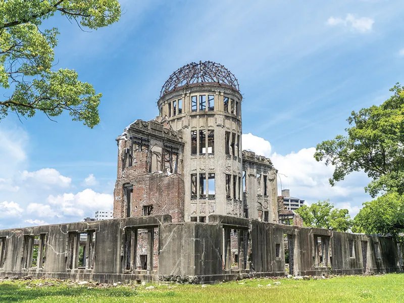 広島の原爆ドーム