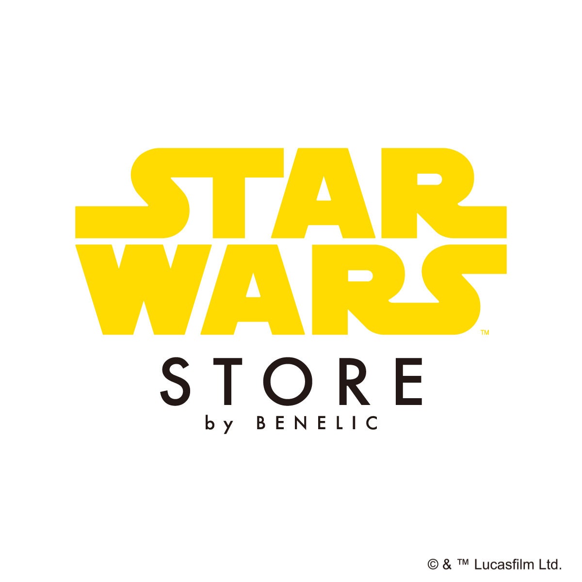 STAR WARS STORE by BENELIC のロゴ