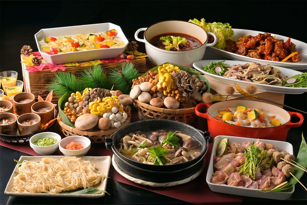 秋の大収穫祭の料理