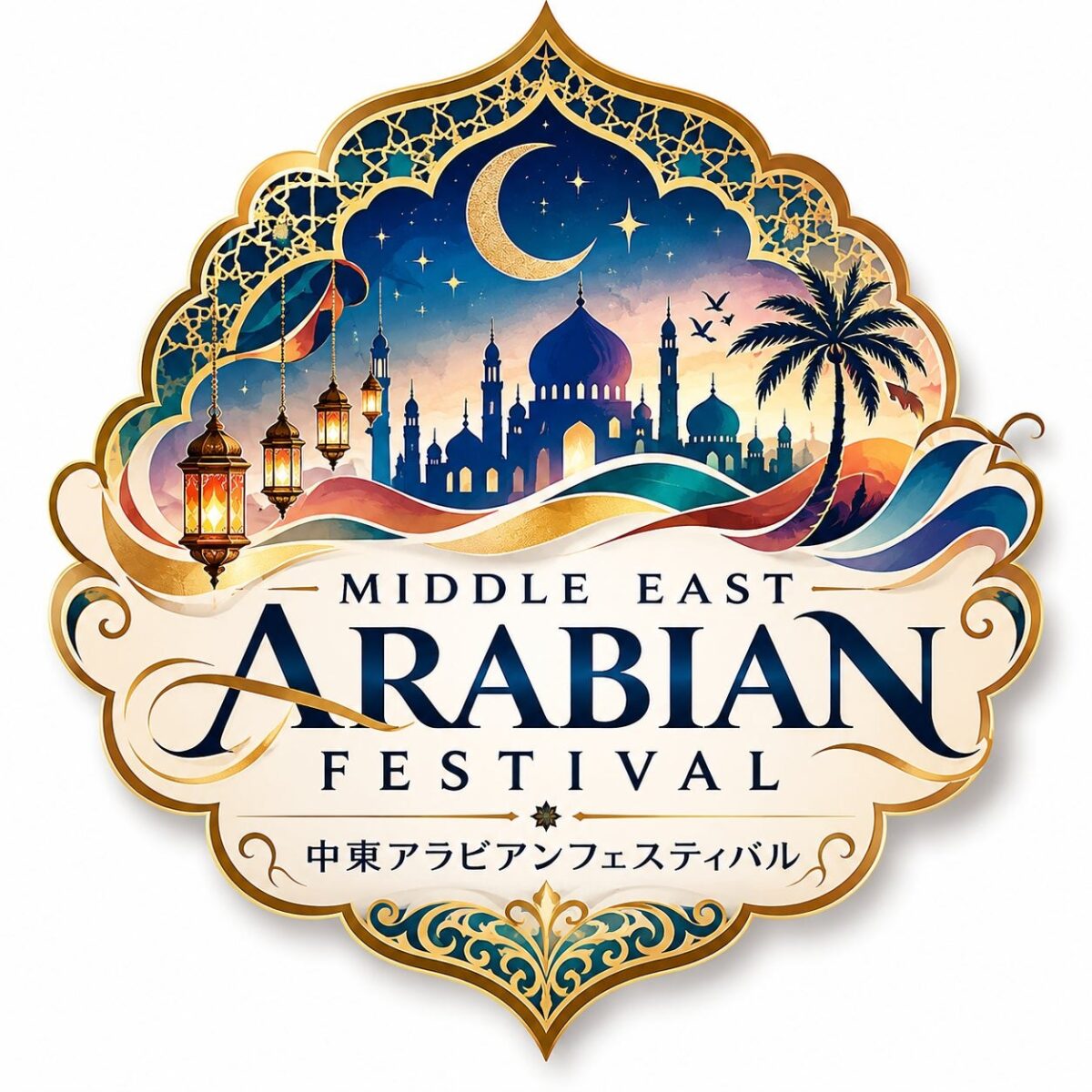 中東アラビアンフェスティバル2026のロゴ