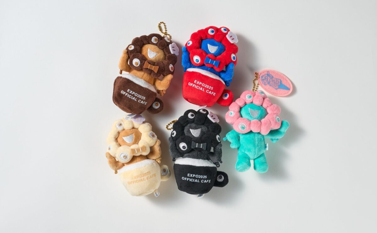 ミャクミャクをモチーフにした限定マスコット全5種