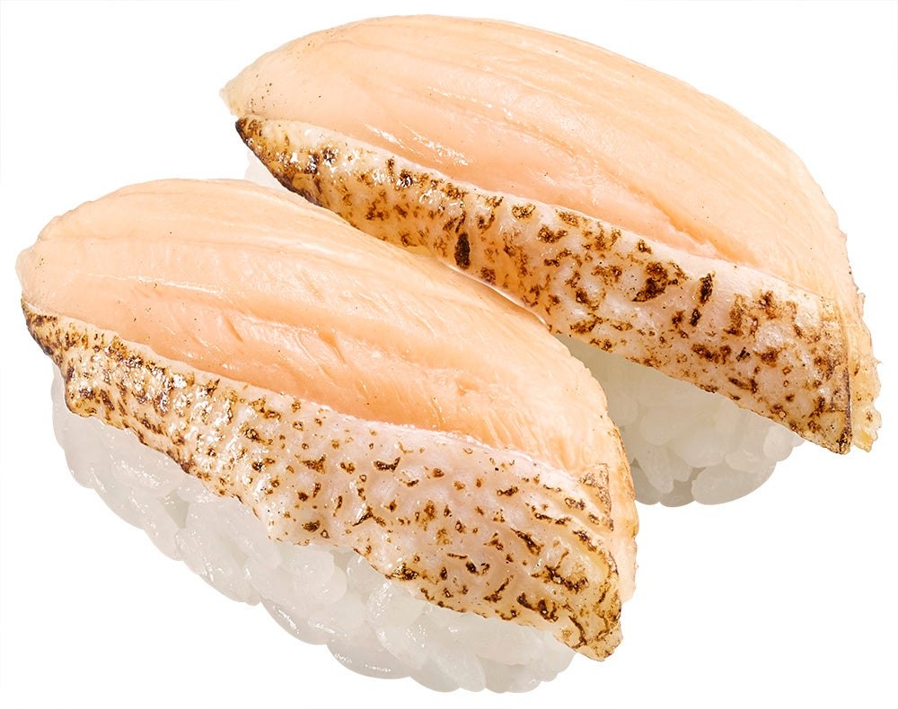 焼とろサーモンの握り2貫