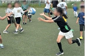 ラグビー体験