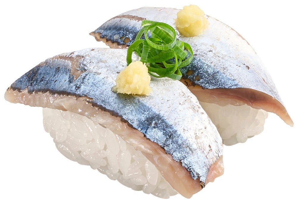国産さんまの握り2貫