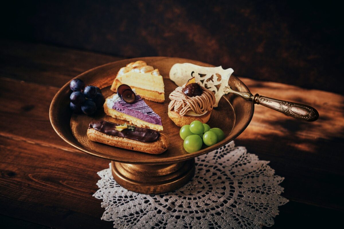 秋の味覚を使ったケーキ各種