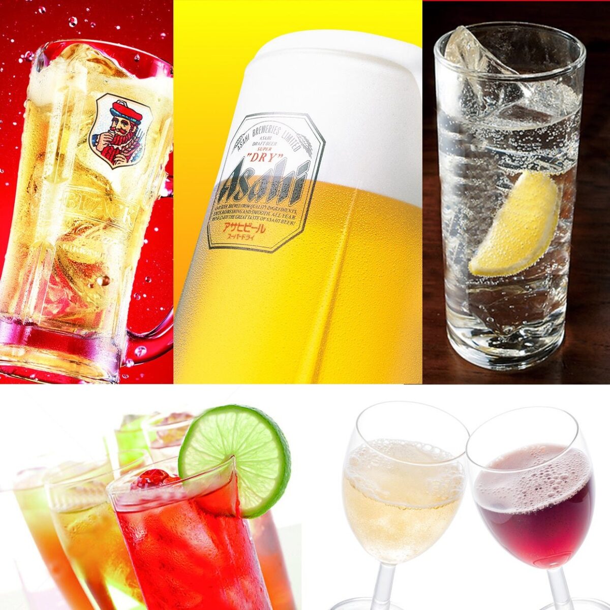 しゃぶ葉のアルコール飲み放題