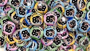 垂水区制80周年記念缶バッジ
