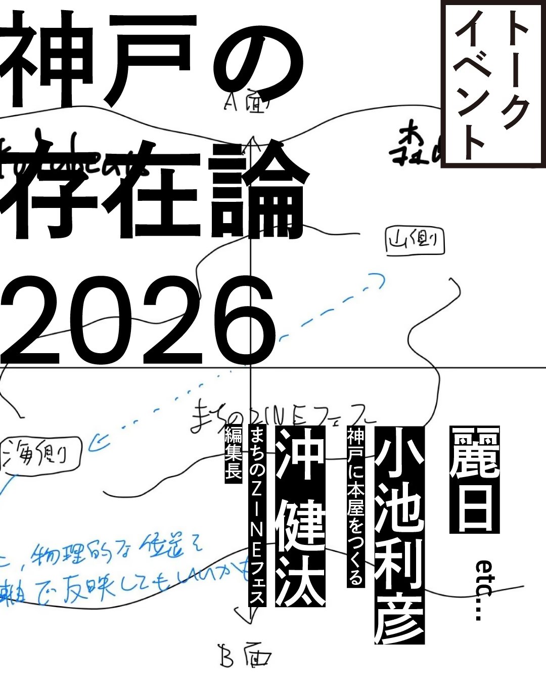 トークイベント 神戸の存在論2026の告知ビジュアル