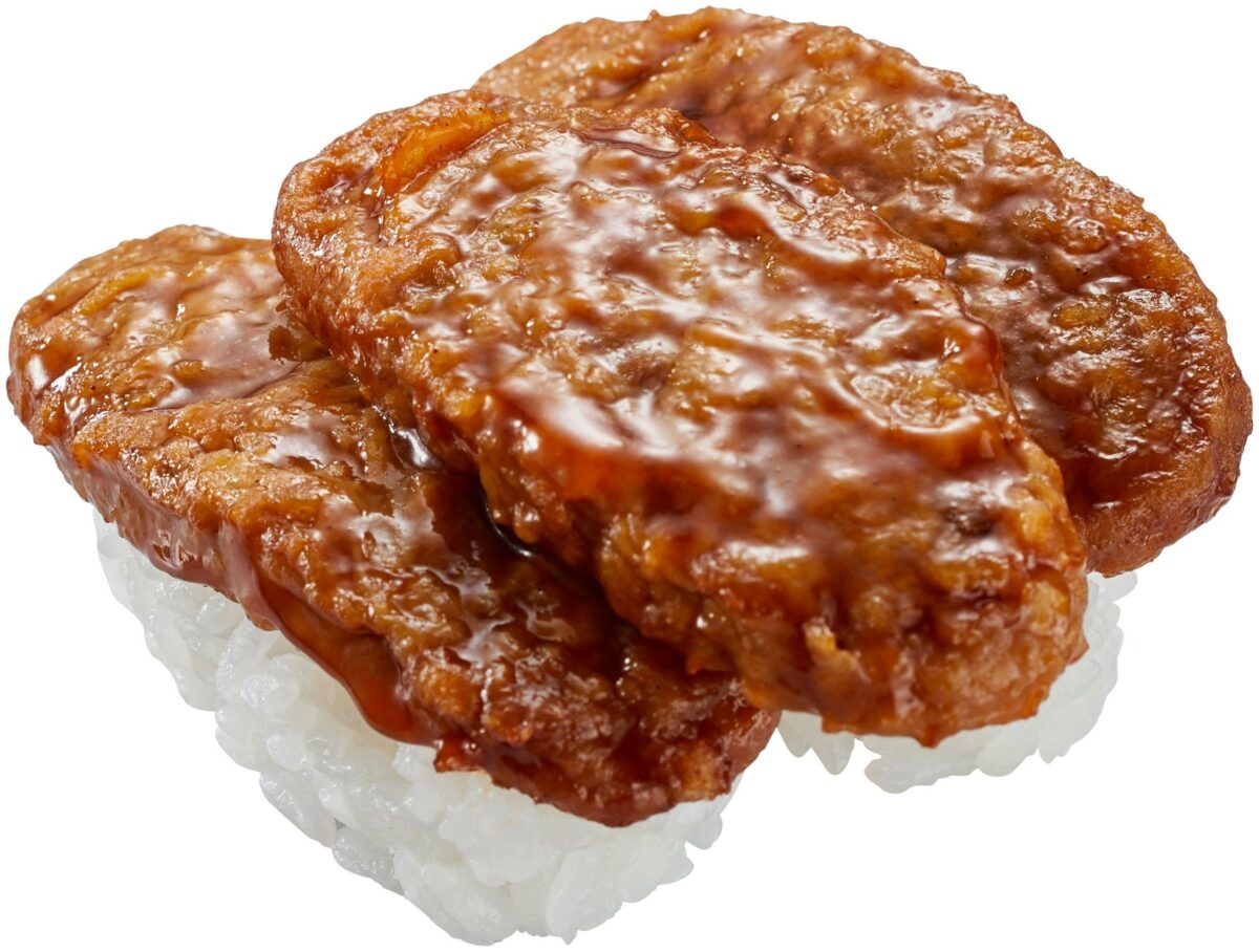 お値段そのまま50%増量てりやきハンバーグ