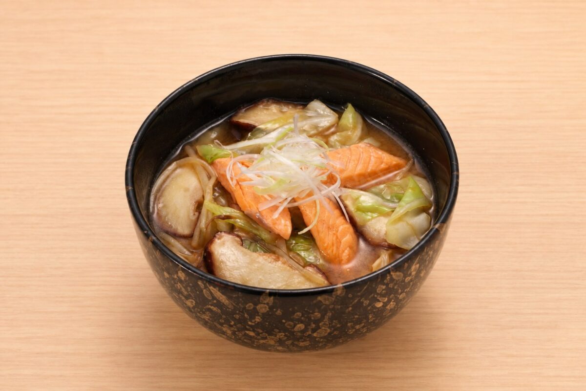 播州サーモンのちゃんちゃん味噌うどん