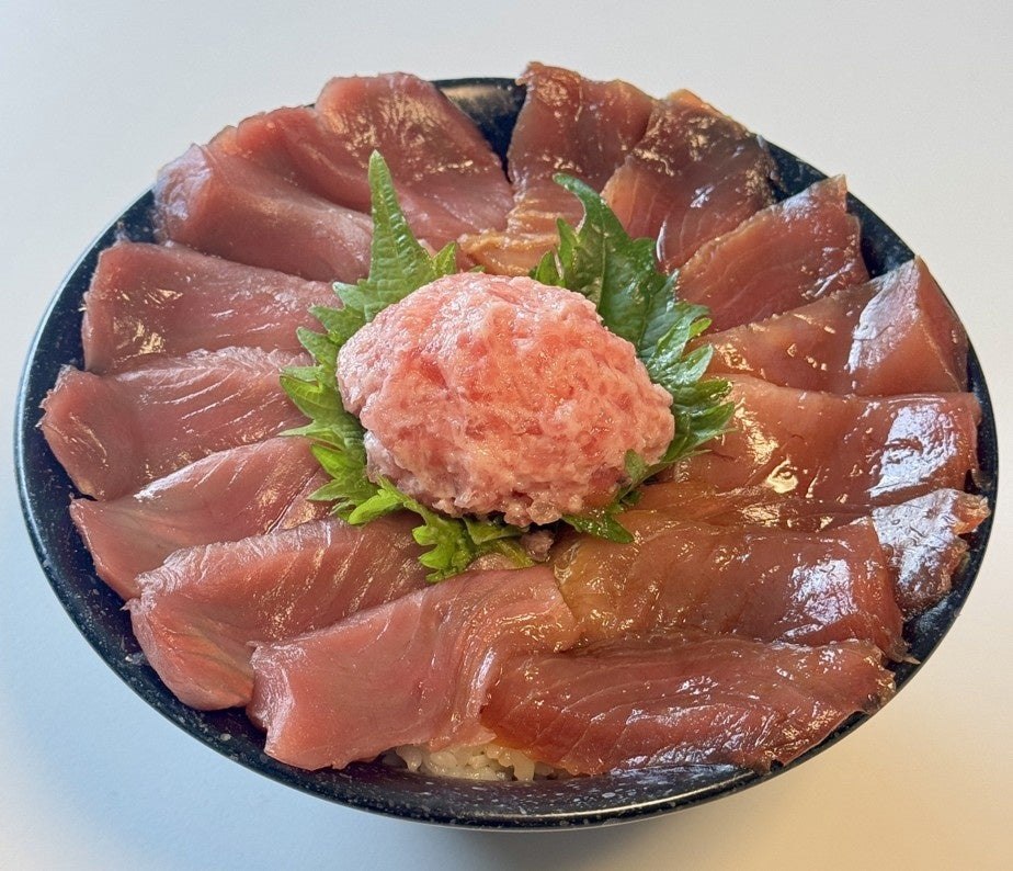 常磐マグロ刺し＆漬けと福島丸ネギトロ丼