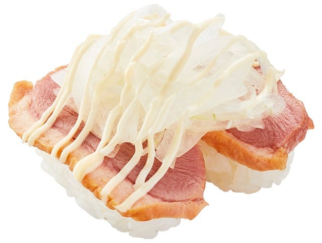 合鴨ロース オニオンマヨの握り