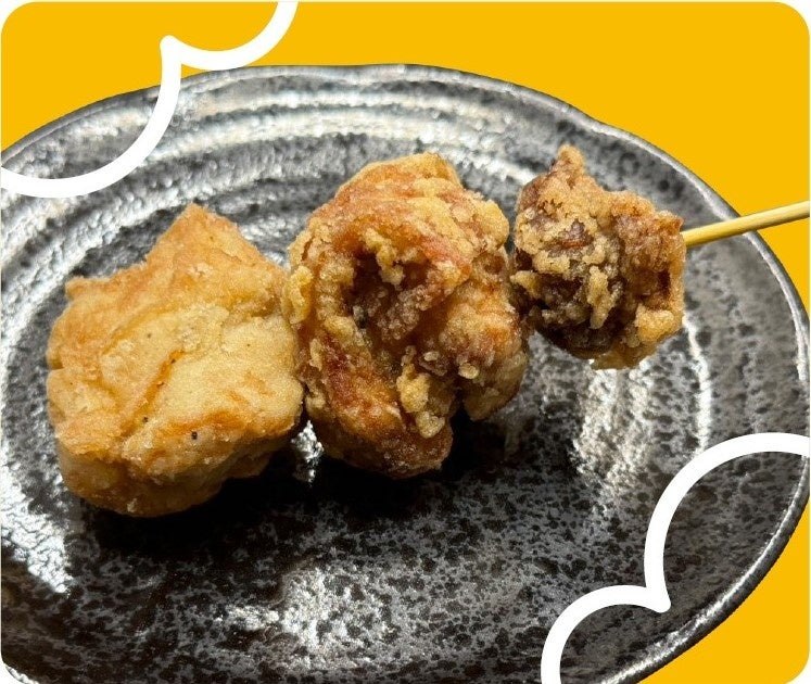 揚匠 しげ盛のからあげ三重奏 部位食べ比べ串