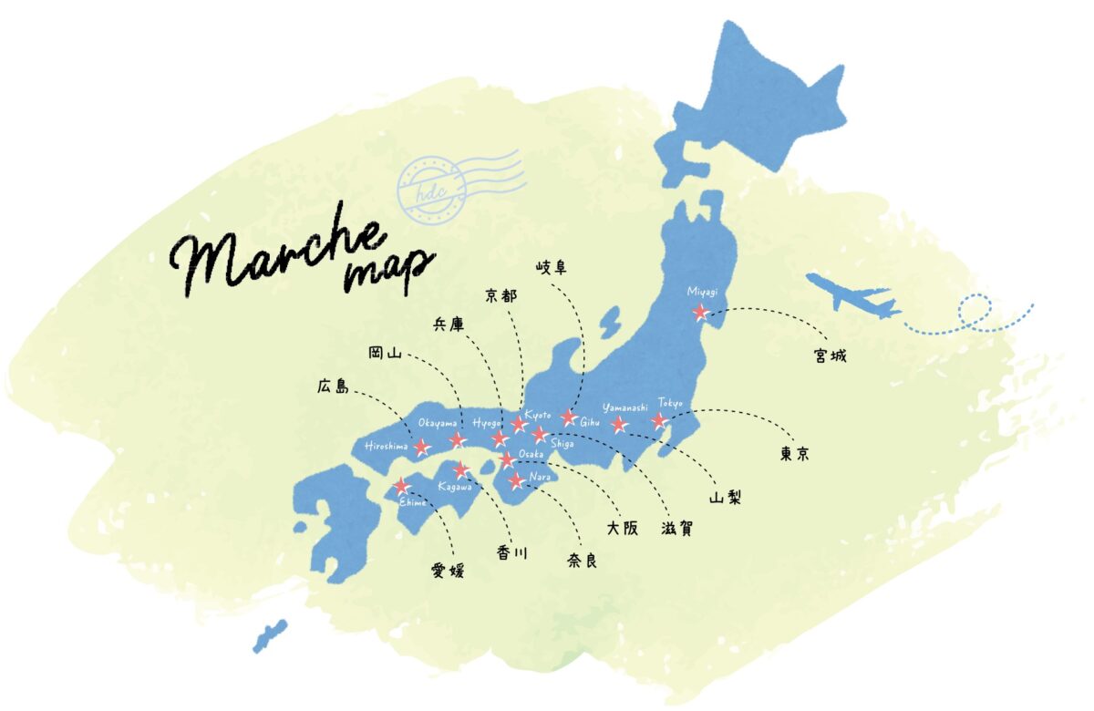 旅するマルシェ HDC 神戸 ことりっぷ マルシェ イベント