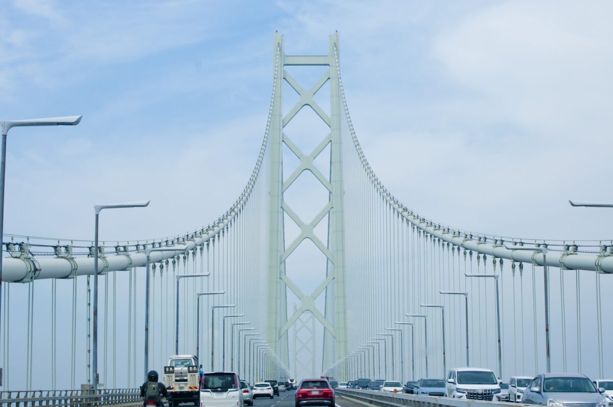 Photo AC 明石海峡大橋 渋滞 自動車