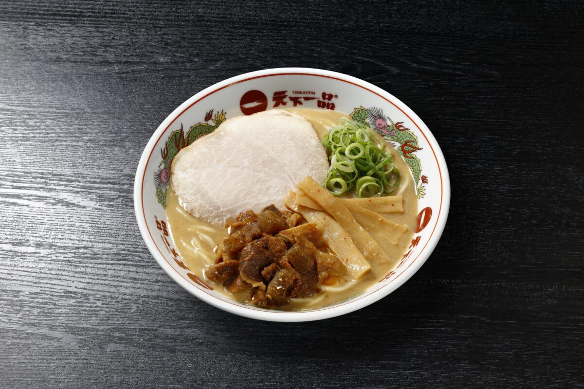 天下一品の牛すじラーメン