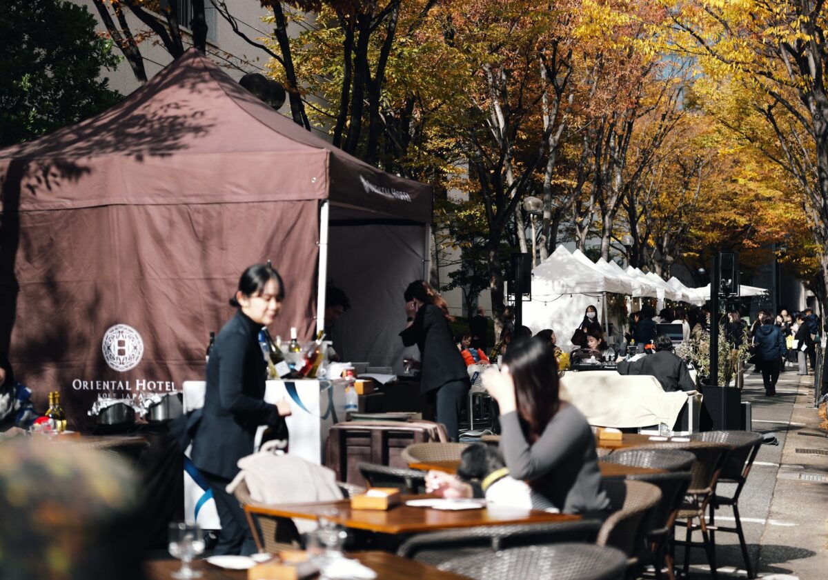 旧居留地テラスデイズのテラス席