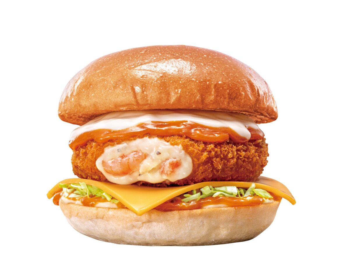 贅沢ビスクのえびグラタンバーガー