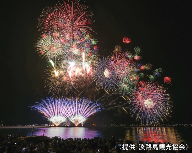 淡路島まつりの花火