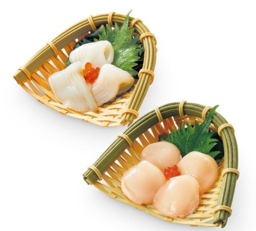 するめいかのお造りと帆立のお造り