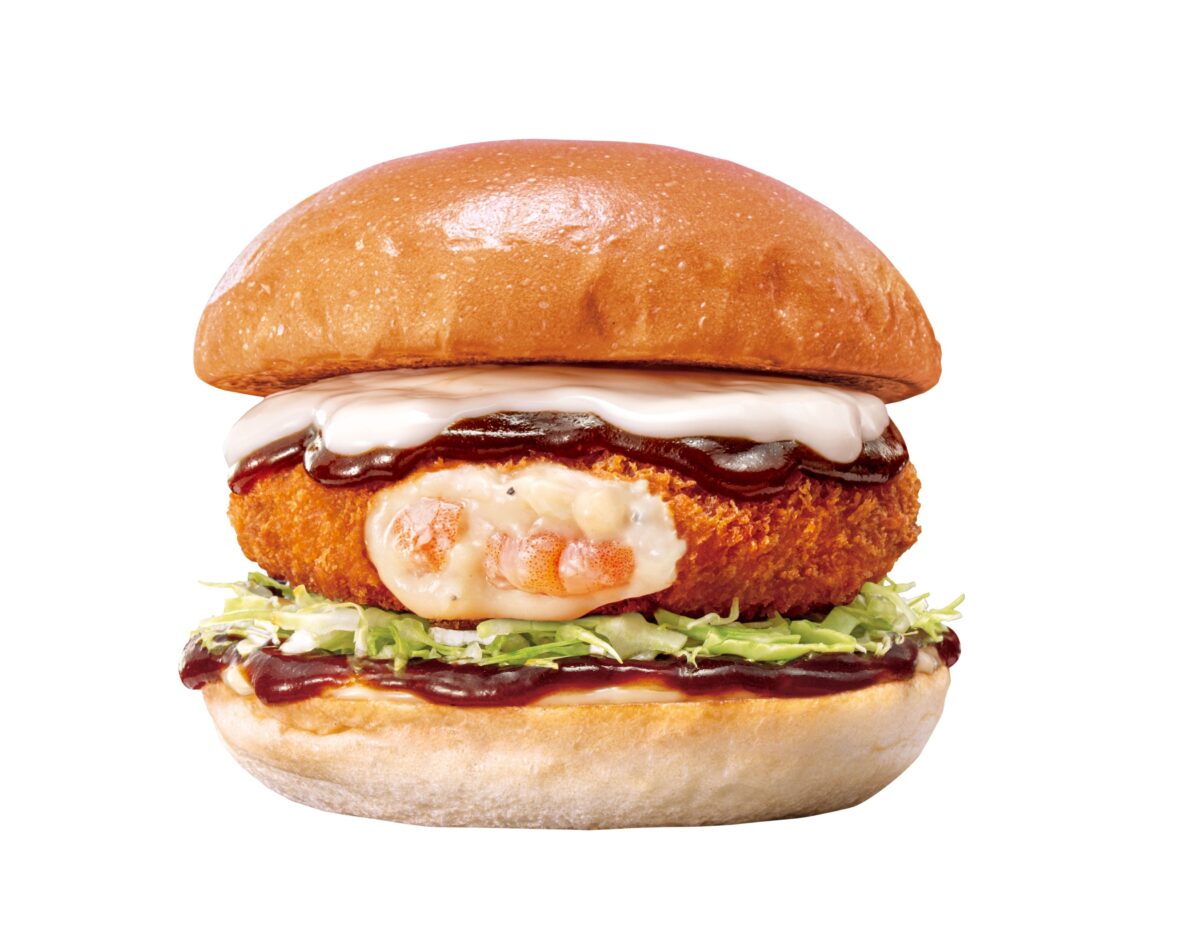 デミチーズえびグラタンバーガー