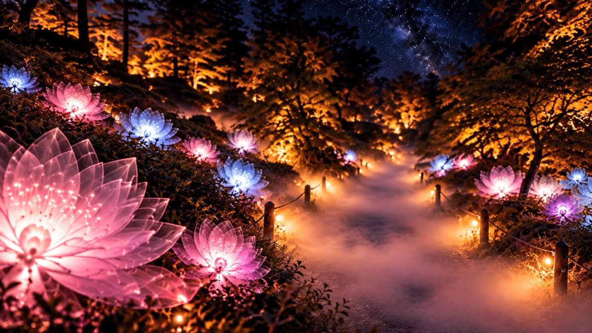 FLORAL GLOW（花灯りの径）の演出イメージ