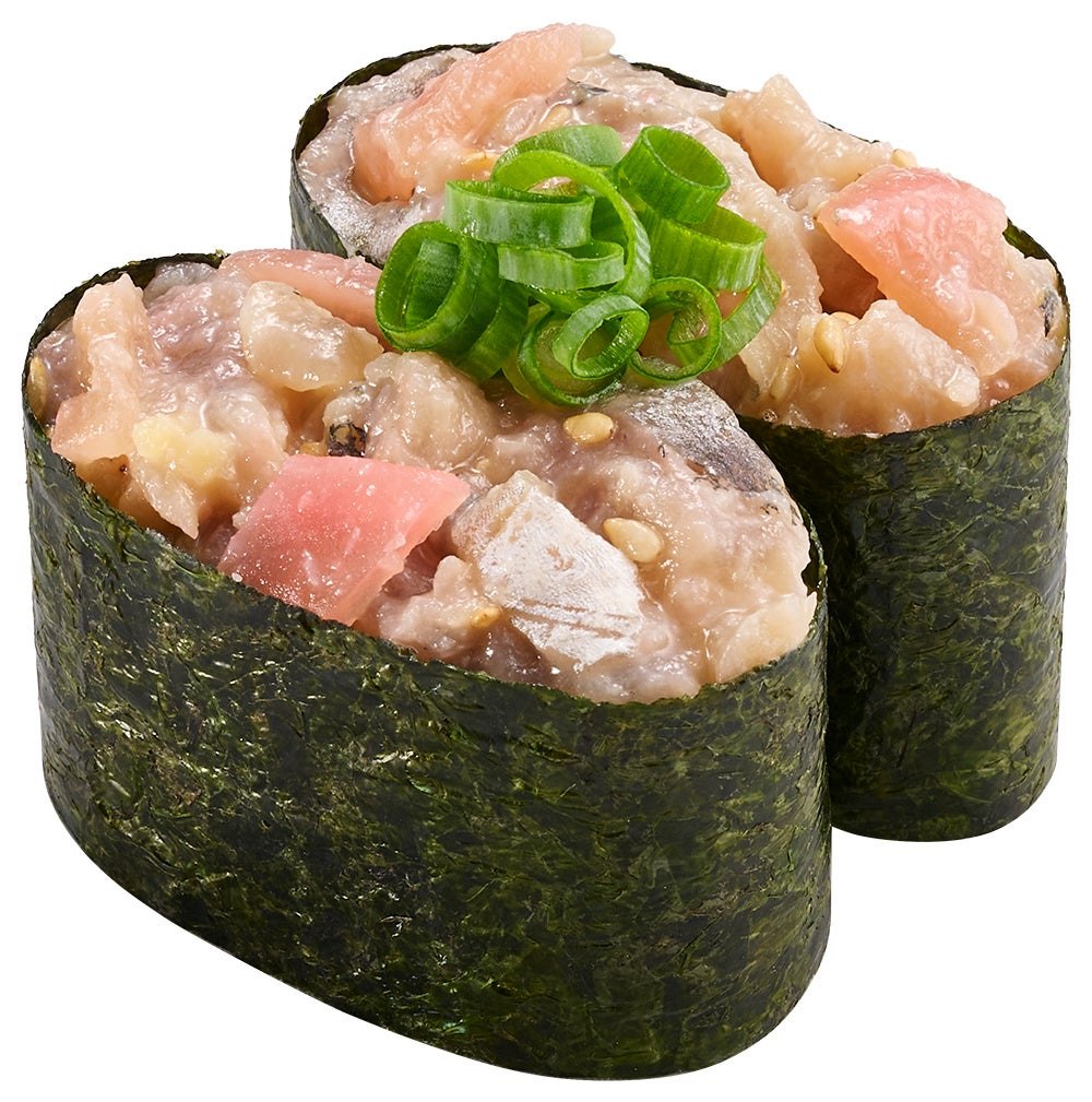 あじ酢洗い 味噌和え軍艦