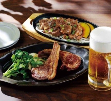 サッポロビール園のラムジンギスカンとラムチョップ