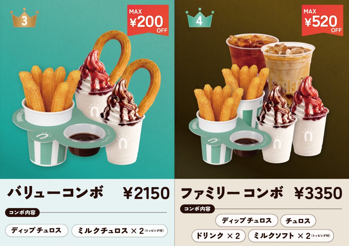 バリューコンボとファミリーコンボ