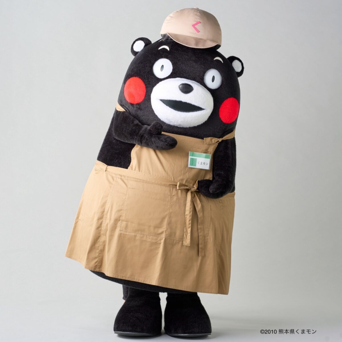 エプロン姿のくまモン