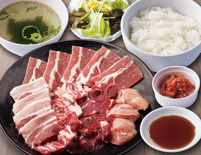 焼肉 ぐりぐり家 伊川谷 神戸 西区 夜定食