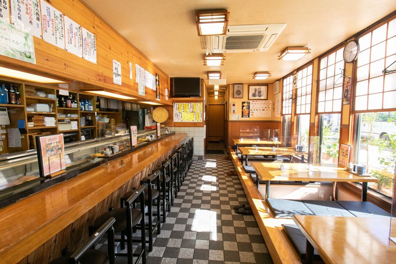 ごんた寿しの店内