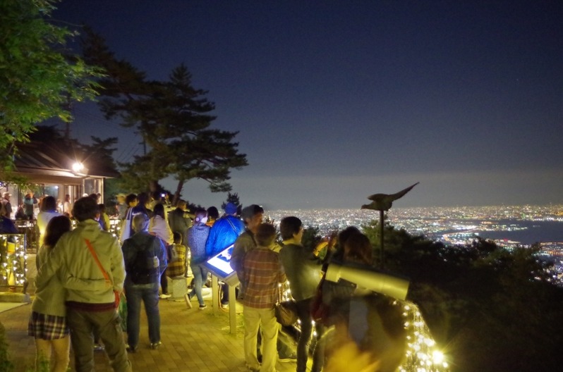 六甲山1000万ドルの夜景ガイドツアー