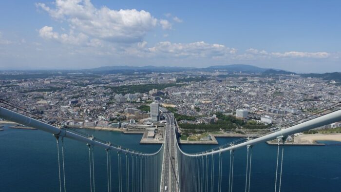 明石海峡大橋 塔頂体験 ブリッジワールド ツアー